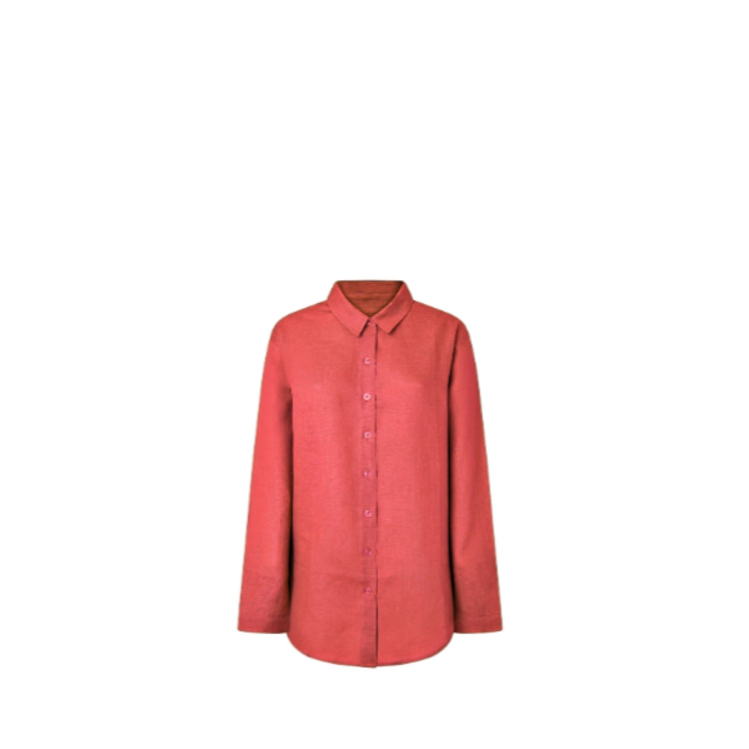 Women's Zlata Oversize Shirt In Scarlet Red One Size BALUSHKA
