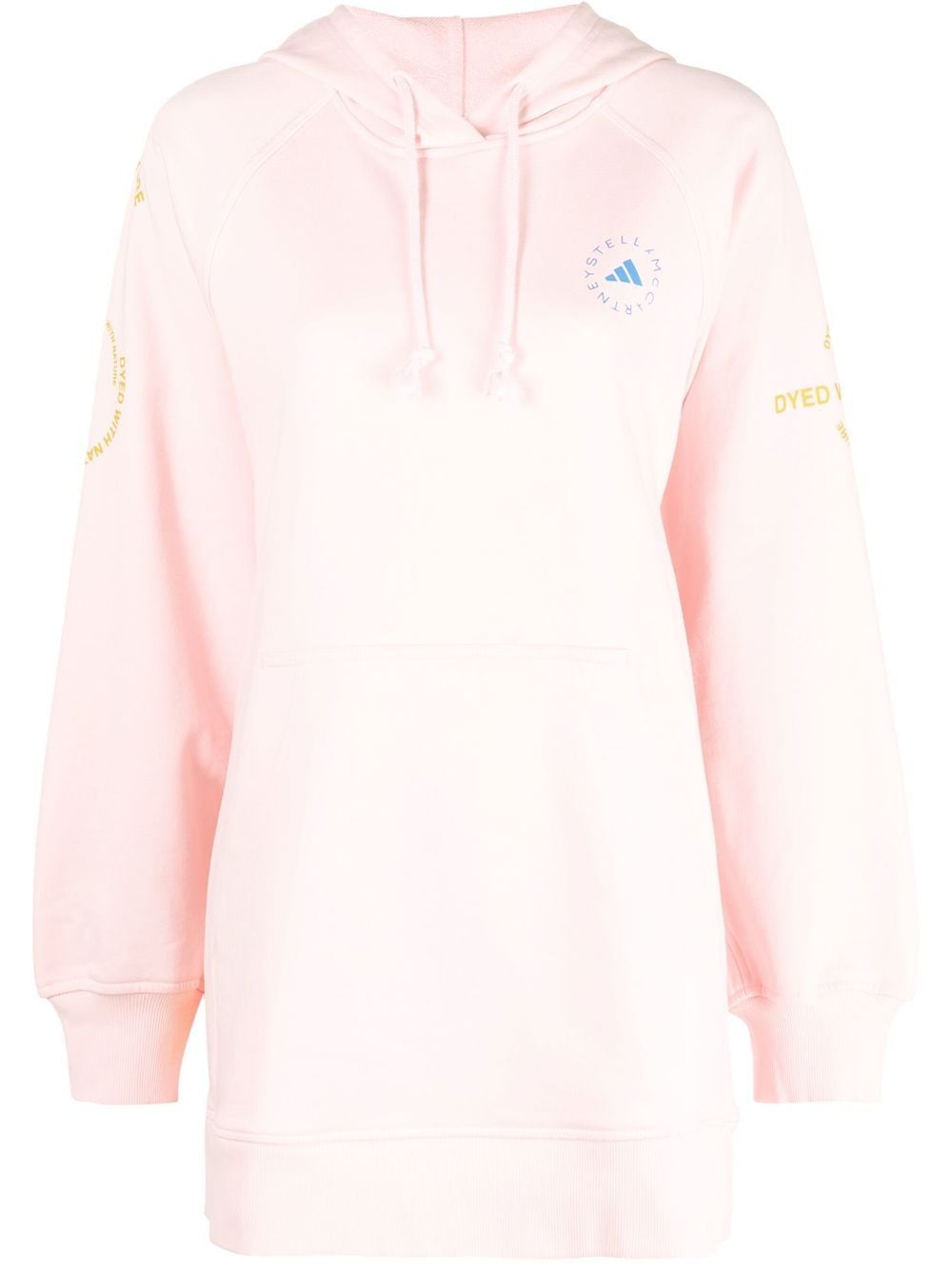adidas by Stella McCartney logo-print hoodie - Pink