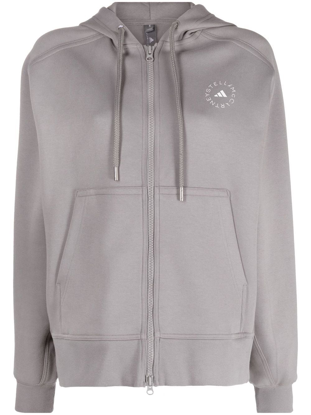 adidas by Stella McCartney zip-up hoodie - Grey
