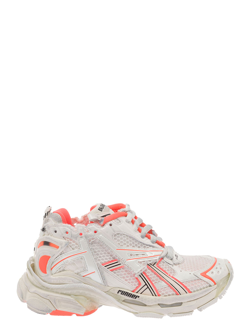 Balenciaga Multicolor Runner Sneakers With Reflective Details In A Mix Of Materials Woman