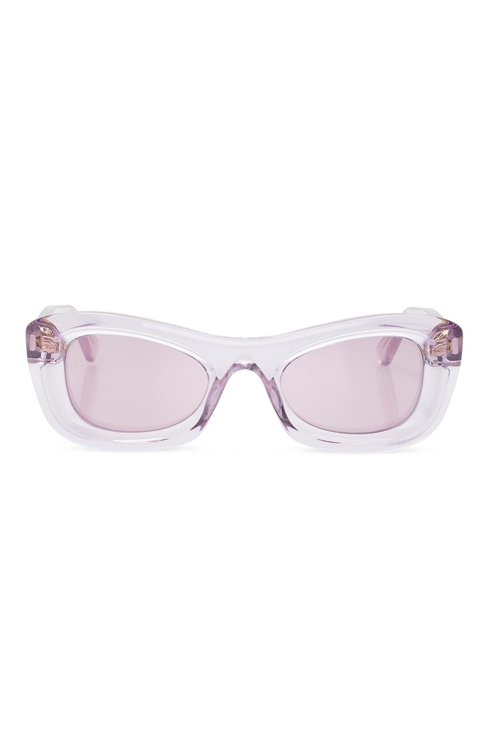 Bottega Veneta Eyewear Logo-Embossed Sunglasses