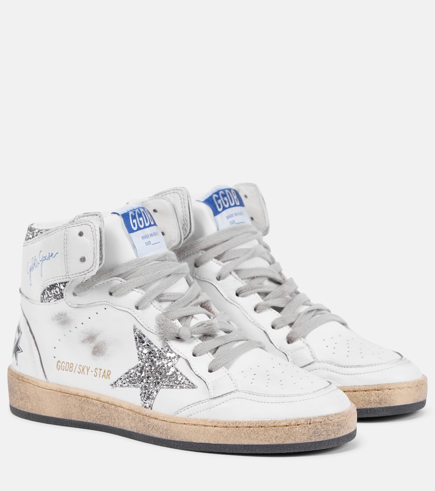 Golden Goose Sky Star leather sneakers