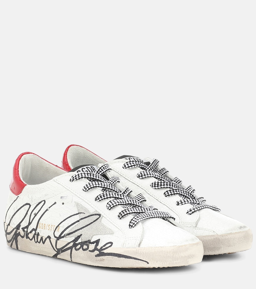 Golden Goose Super-Star patent leather sneakers