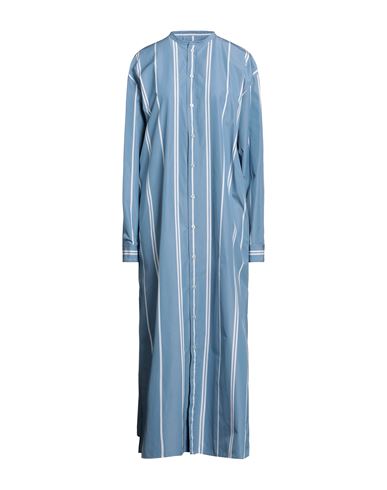 Jil Sander+ Woman Long dress Pastel blue Size 6 Cotton