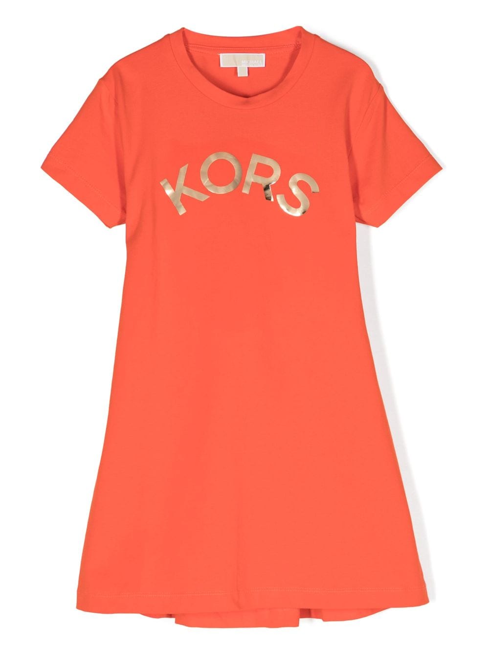 Michael Kors Kids logo-print short-sleeve dress - Silver