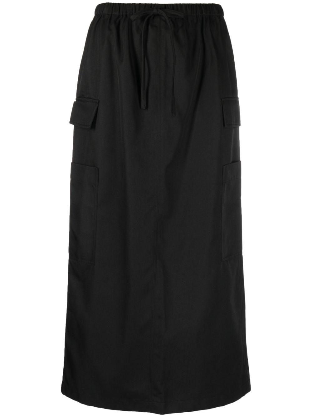 Reformation Ethan cargo midi skirt - Black