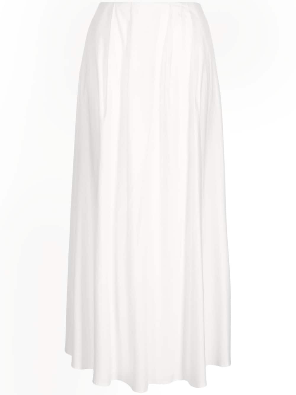 Reformation Lucy full skirt - White
