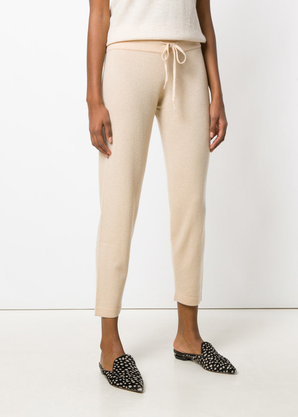 Sarah Knit Trousers - Large / Caramel