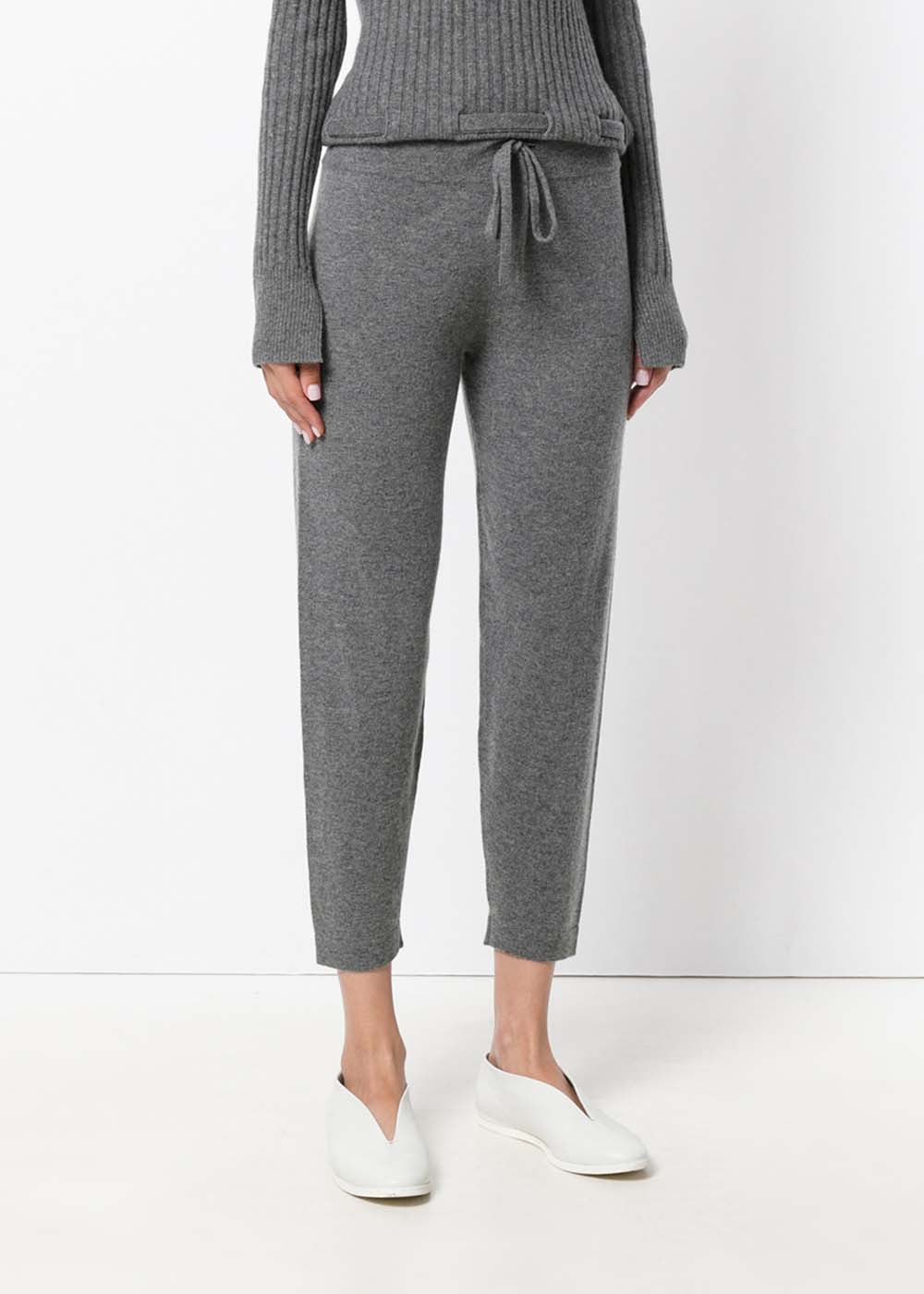 Sarah Knit Trousers - Medium / Ash Grey