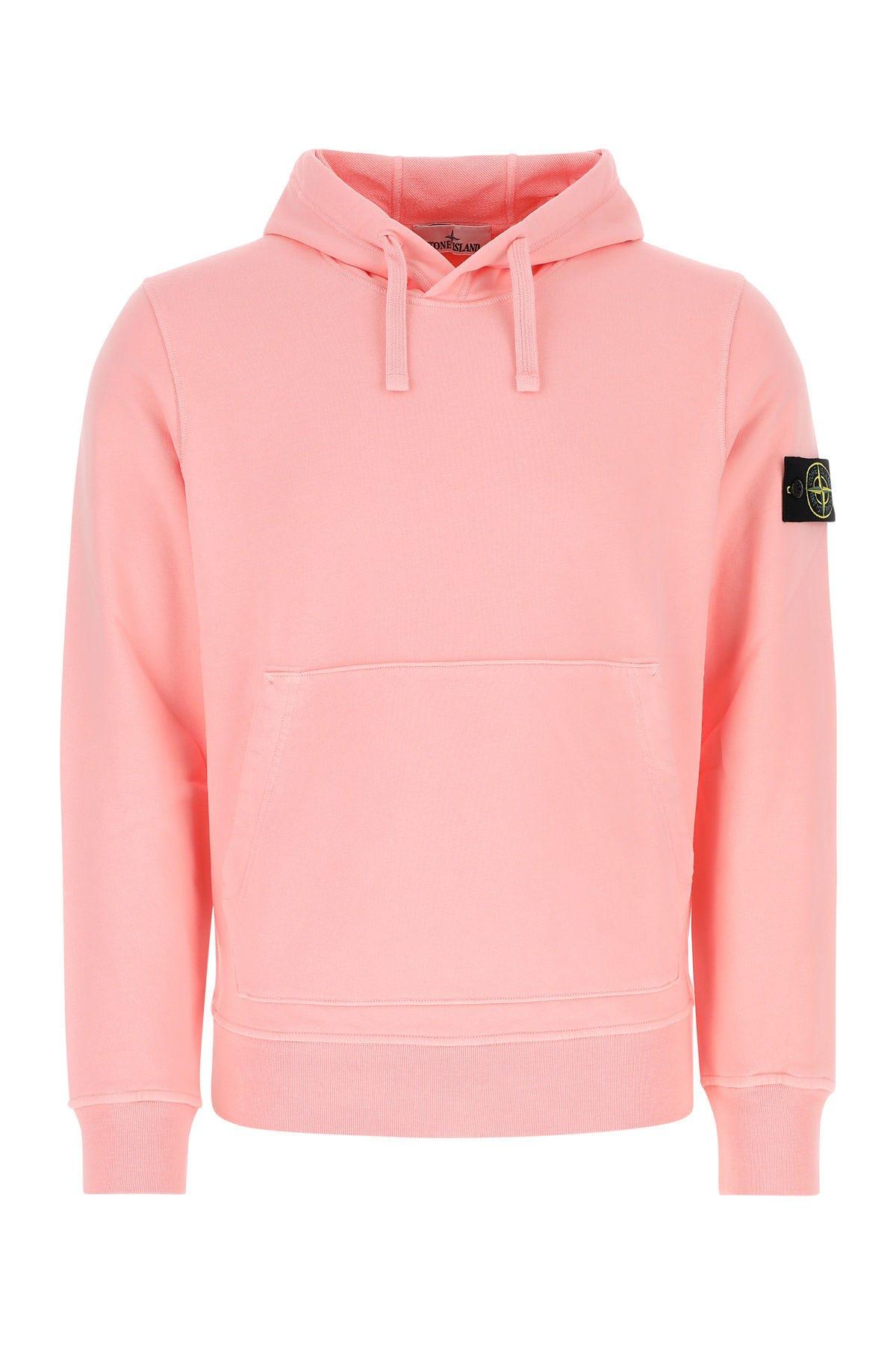 Stone Island Pink Cotton Sweatshirt