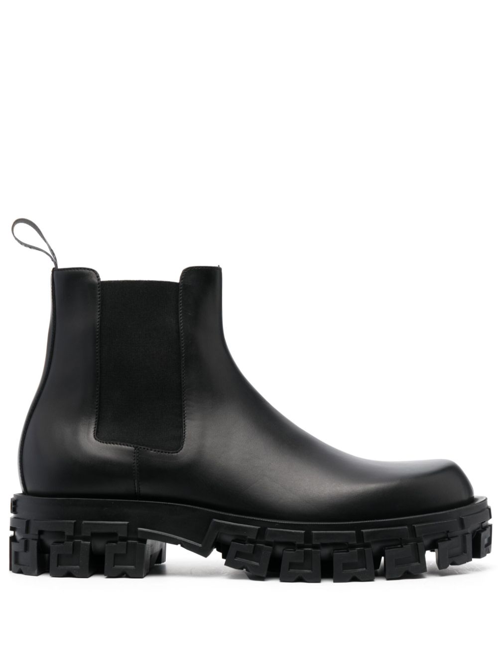 Versace Greca-sole ankle boots - Black