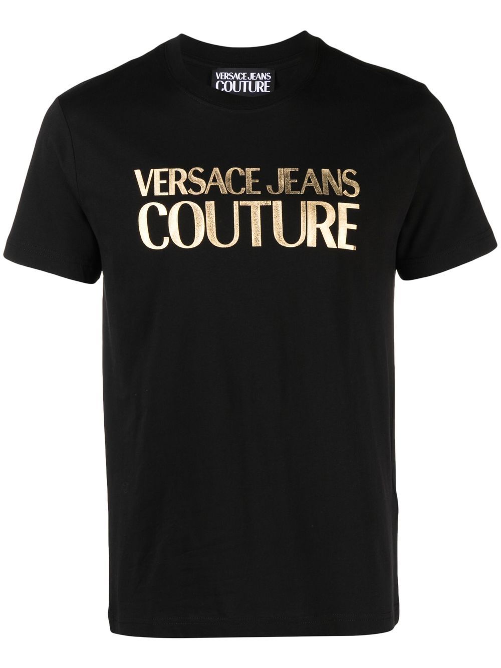 Versace Jeans Couture logo-print T-shirt - Black