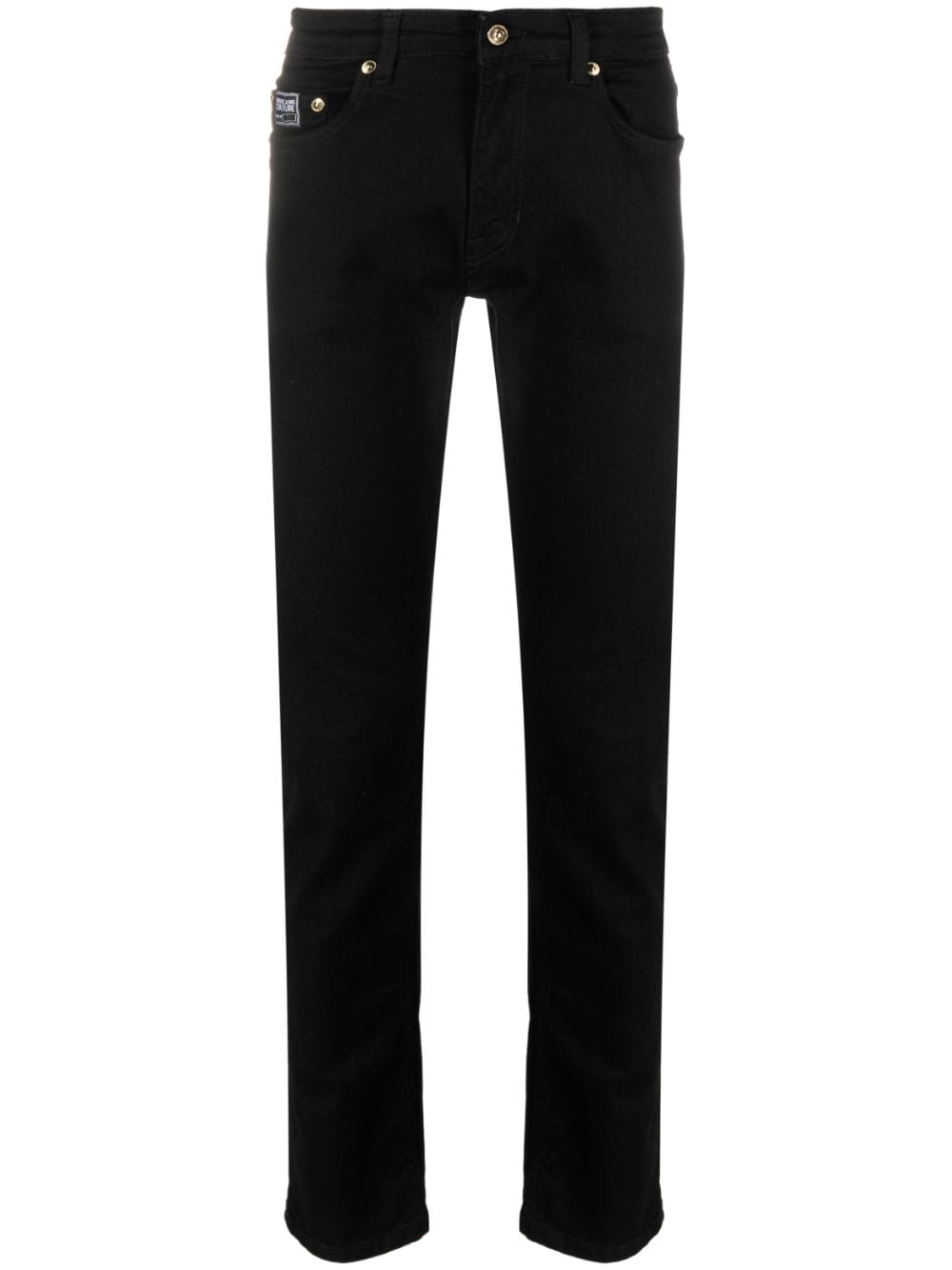 Versace Jeans Couture mid-rise straight-leg jeans - Black