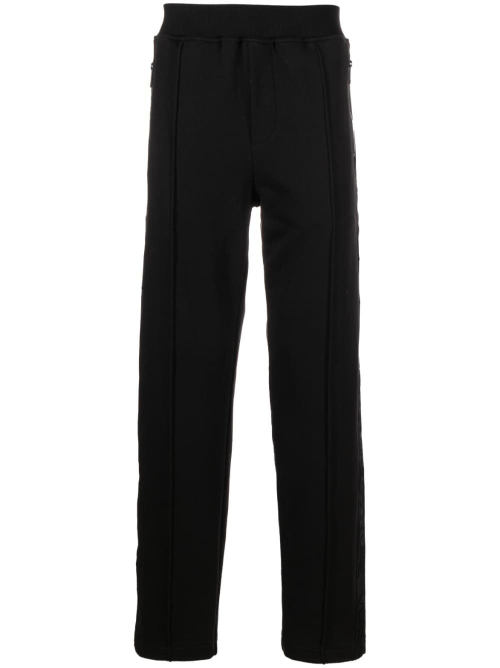 Versace Jeans Couture pleated cotton trousers - Black