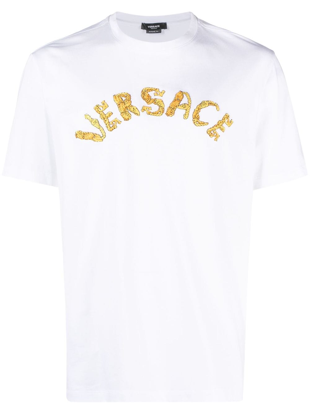Versace Seashell Baroque-logo T-Shirt - White