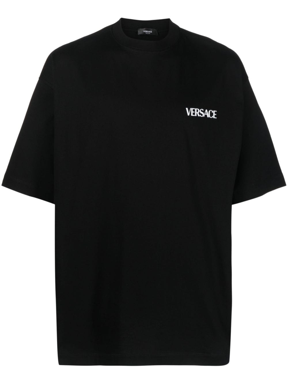 Versace graphic-print round-neck T-shirt - Black