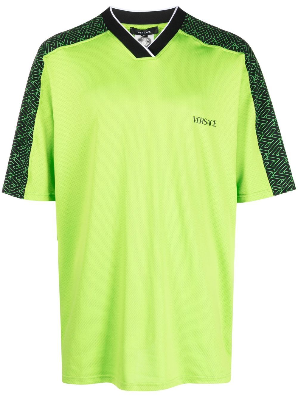 Versace logo-print T-shirt - Green