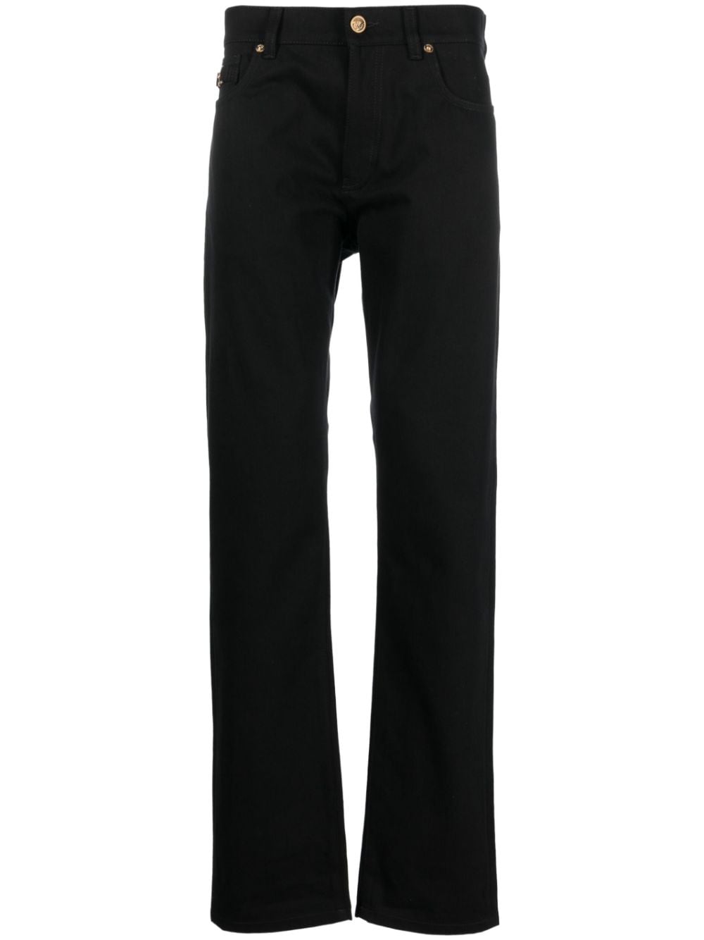 Versace mid-rise straight-leg jeans - Black