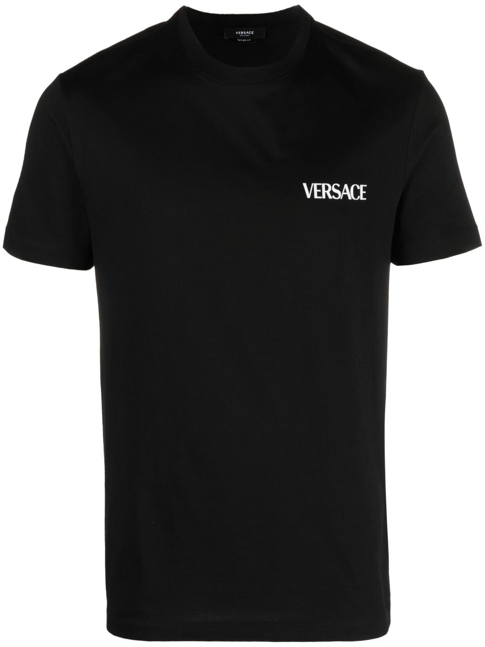 Versace sculpture-print cotton T-shirt - Black