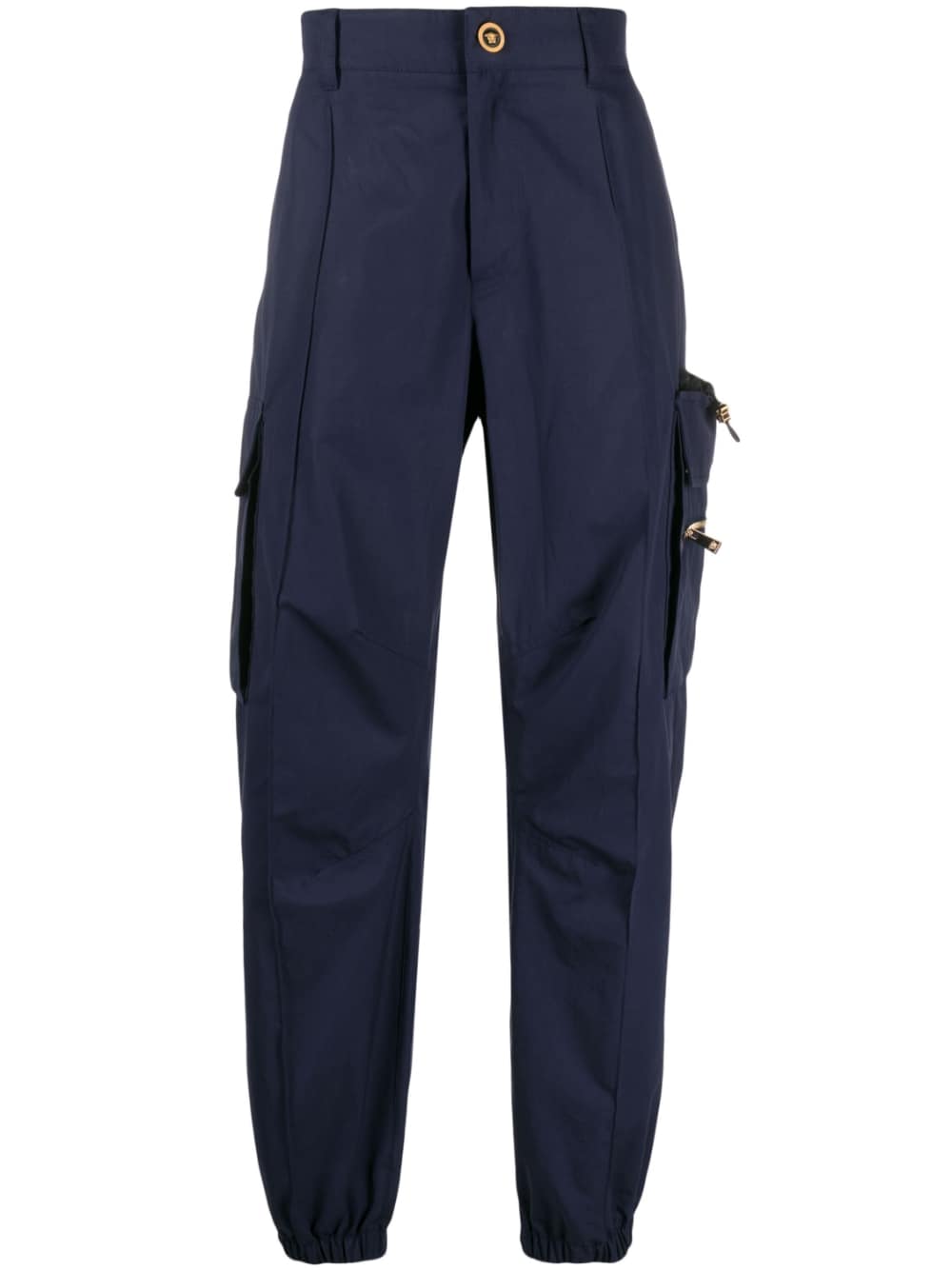 Versace straight-leg cargo trousers - Blue
