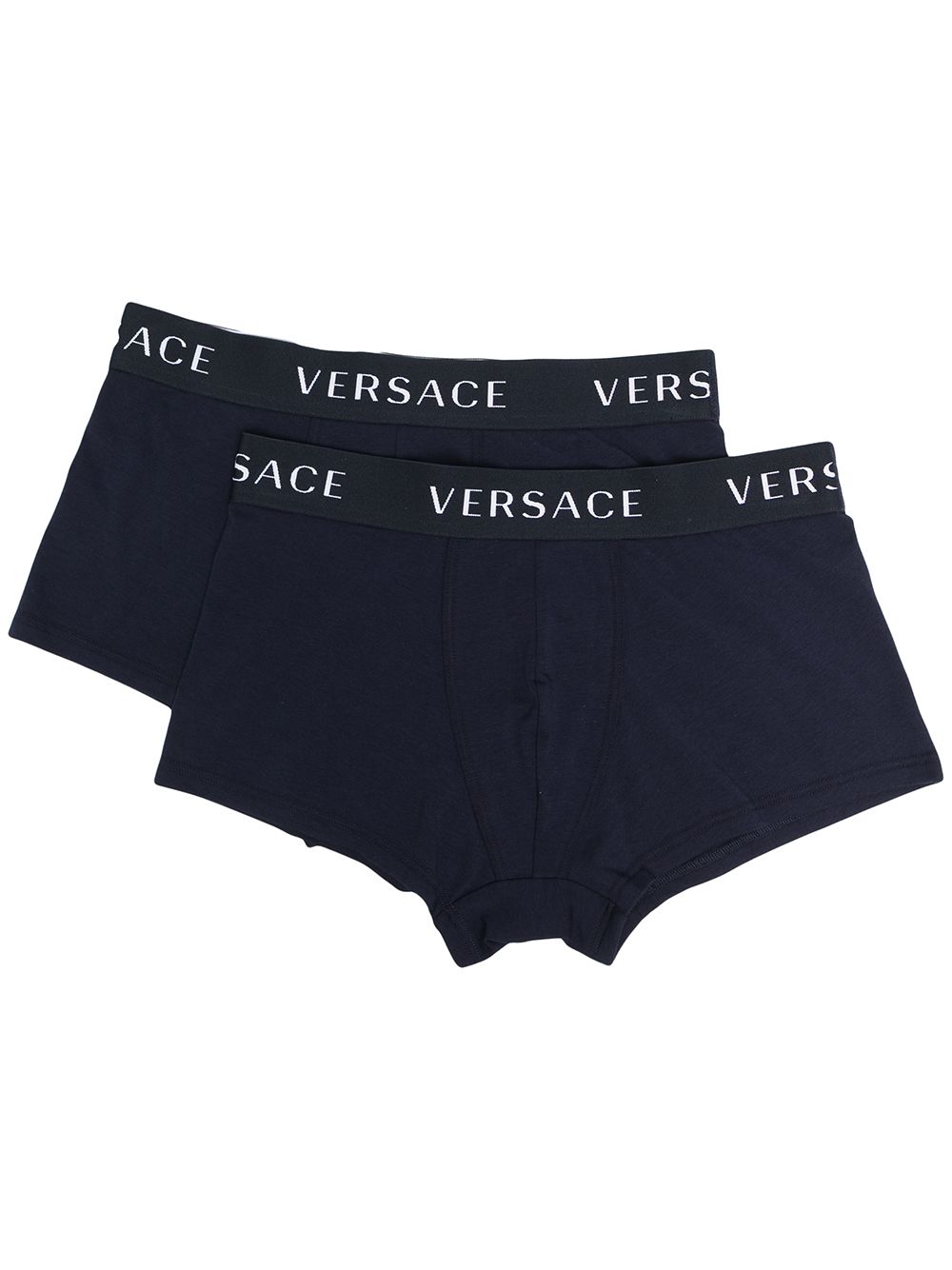 Versace two-pack logo boxer briefs - Blue