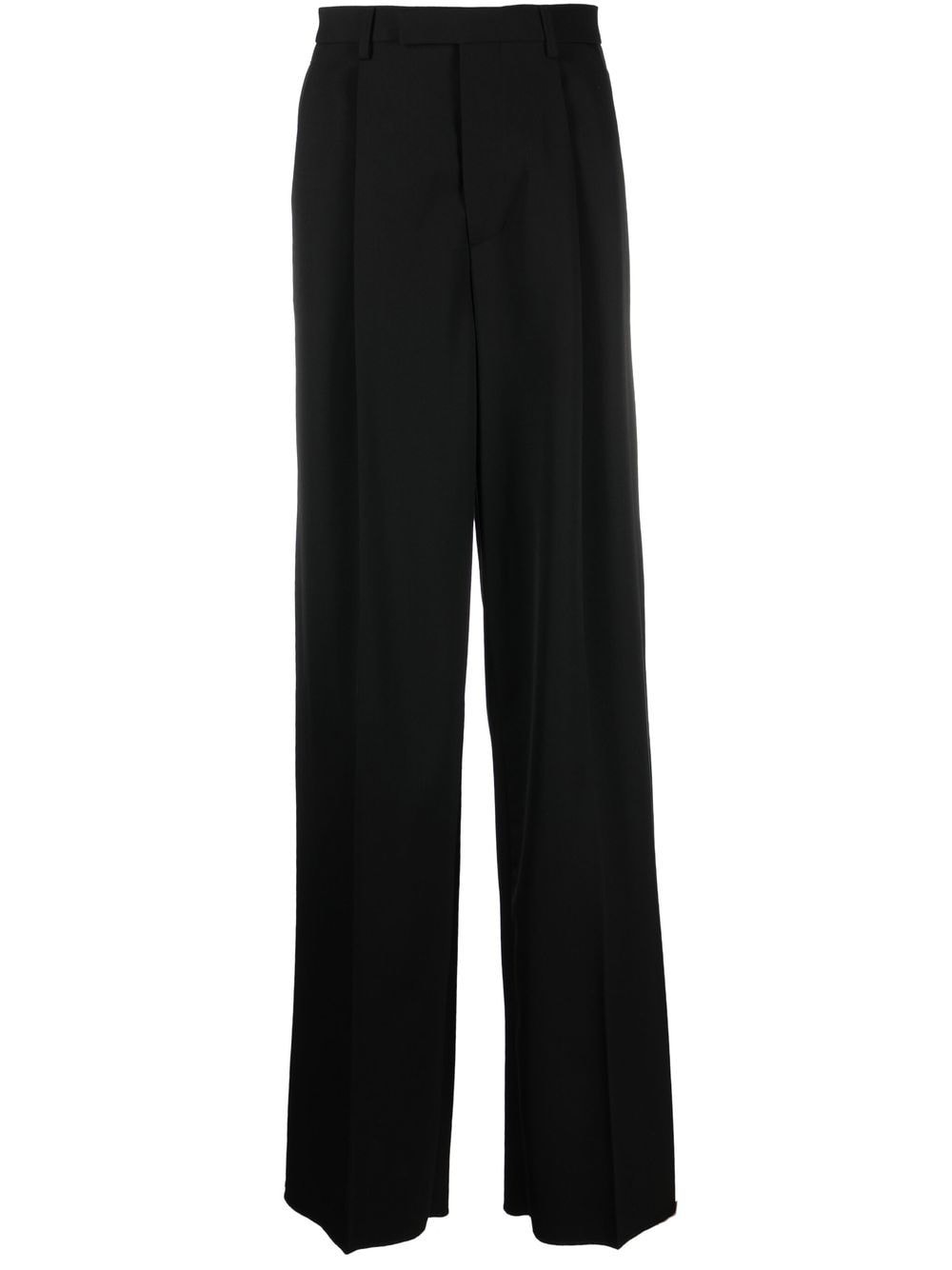 Versace wide-leg tailored trousers - Black
