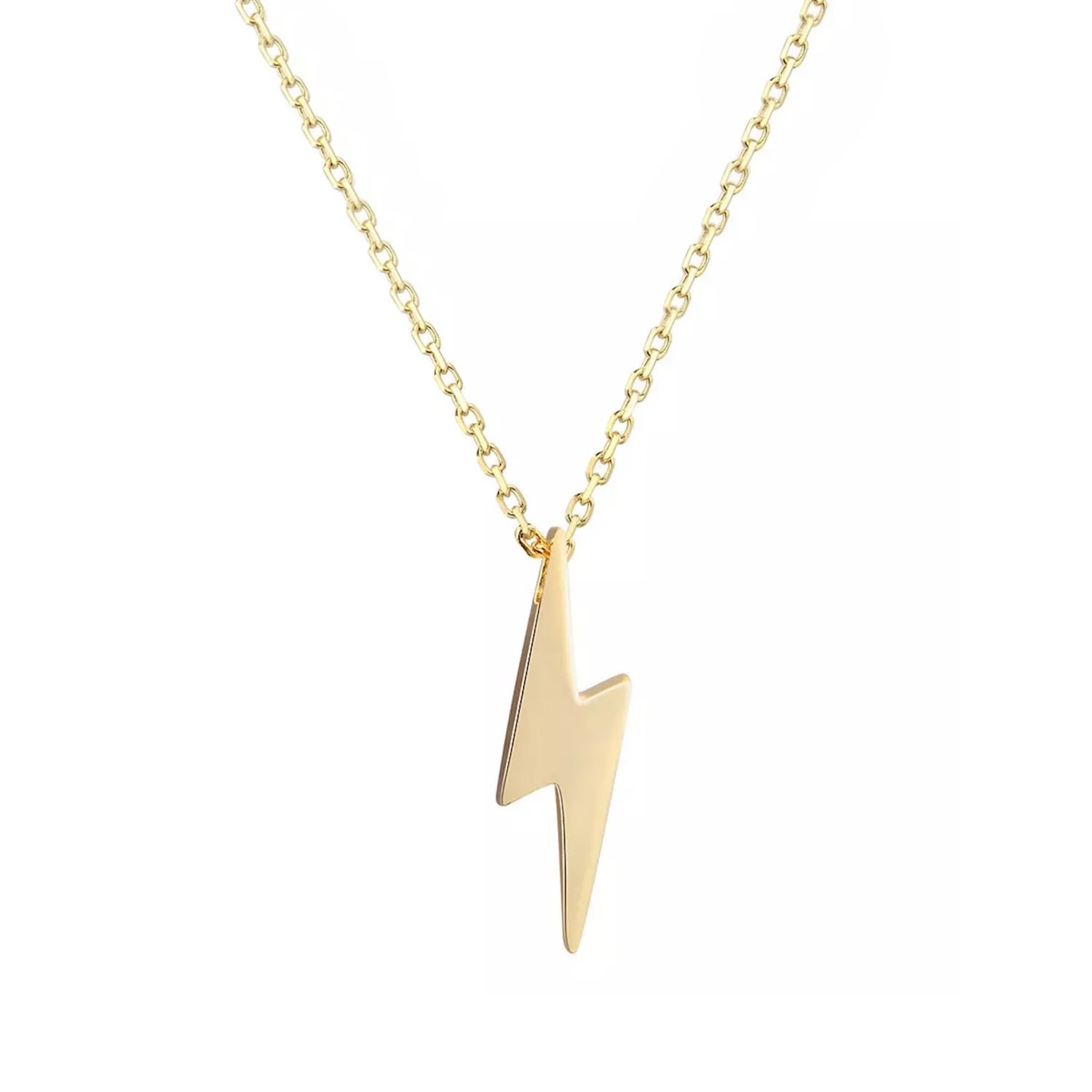 Women's Bowie Bolt 18K Gold Plated Sterling Silver Necklace Fanclub