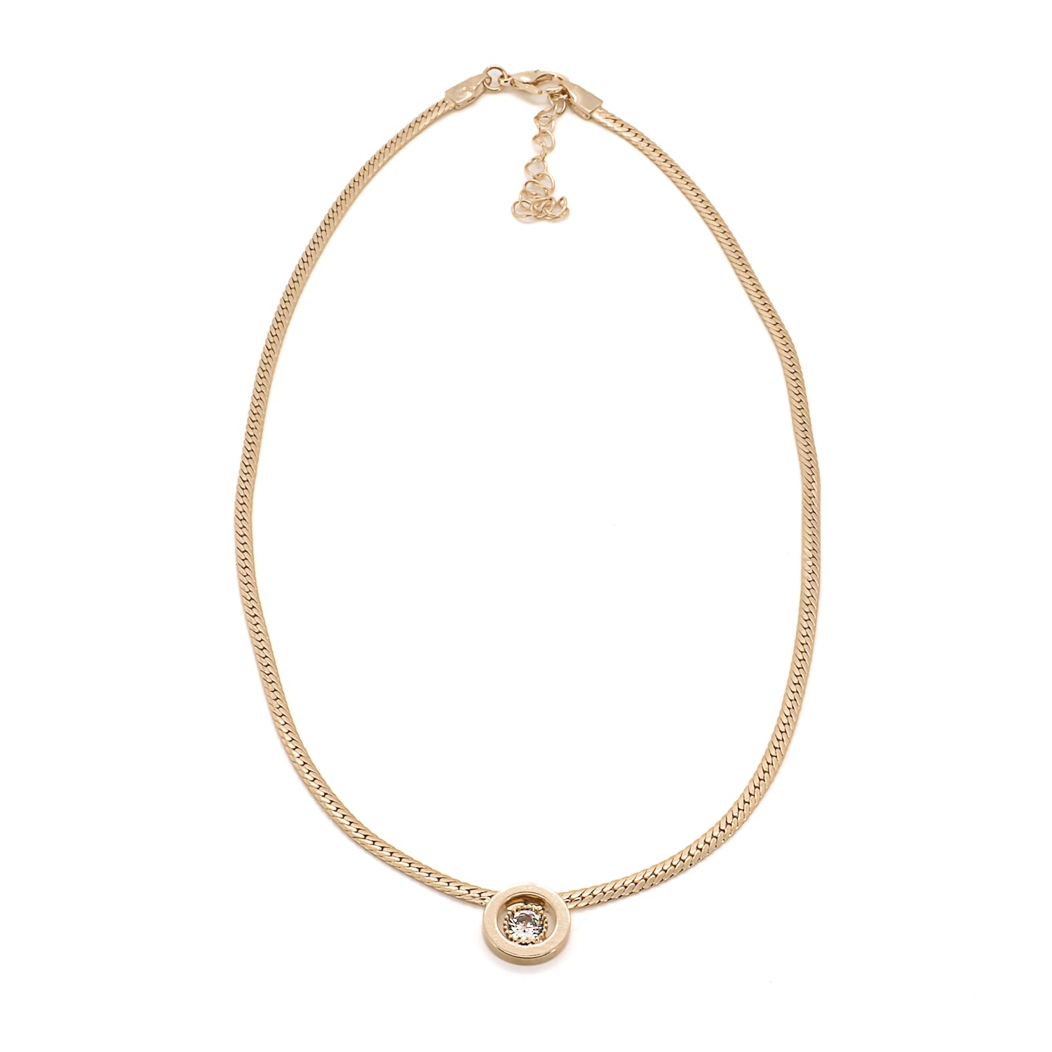 Women's Diamond And Gold Choker Necklace Ebru Jewelry