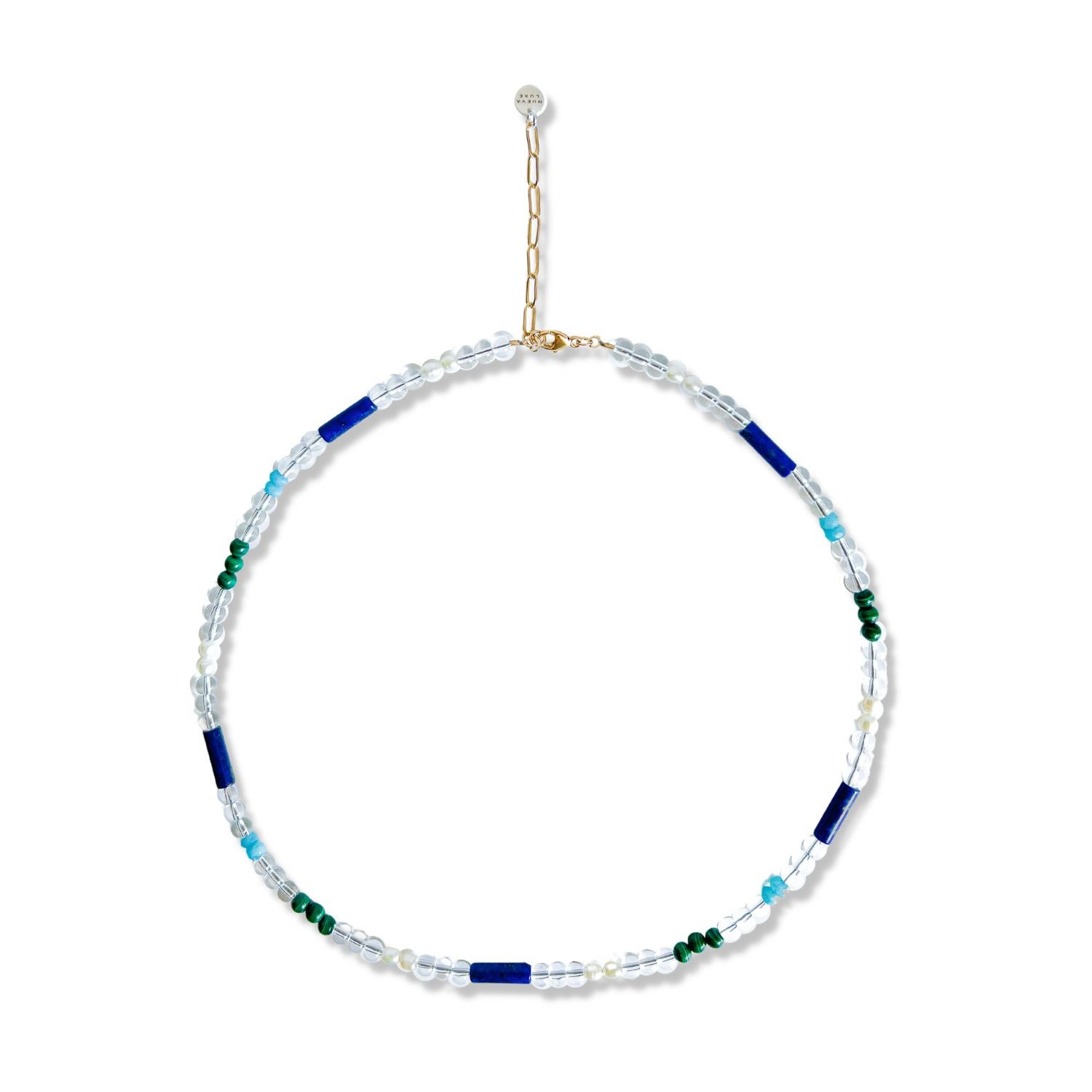 Women's Glass & Gemstone Necklace Nueva Luxe
