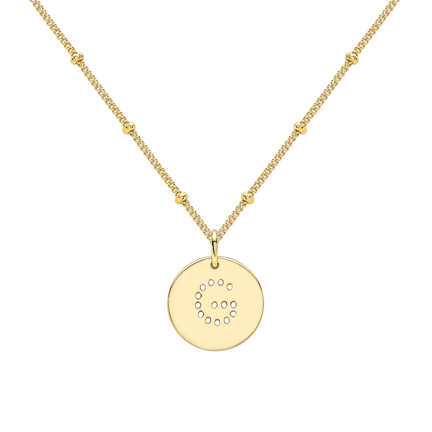 Women's Gold Alphabet G Necklace Neola