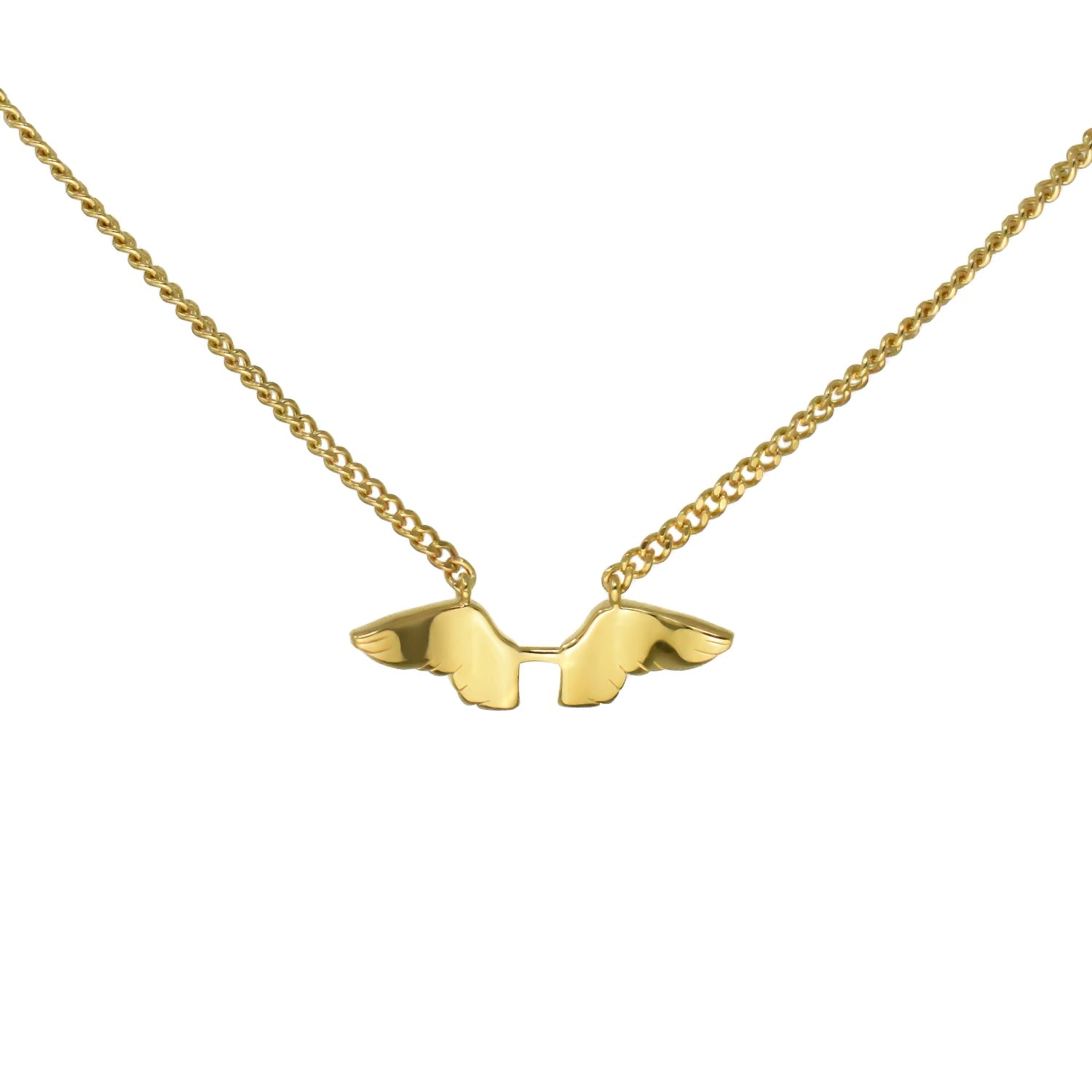 Women's Gold Angel Wings Necklace Dov Jewelry