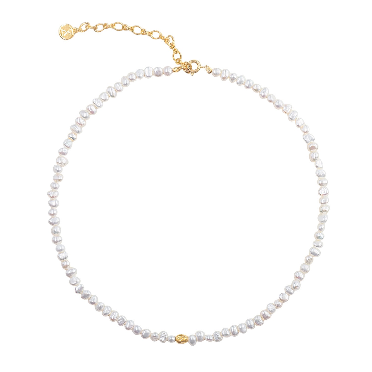 Women's Gold Eve Pearl Necklace Sachelle Collective