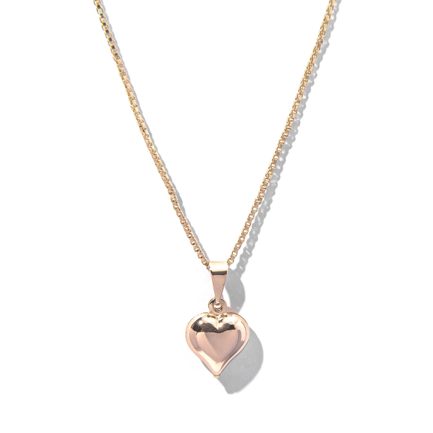 Women's Gold Filled Heart Pendant Necklace The Essential Jewels