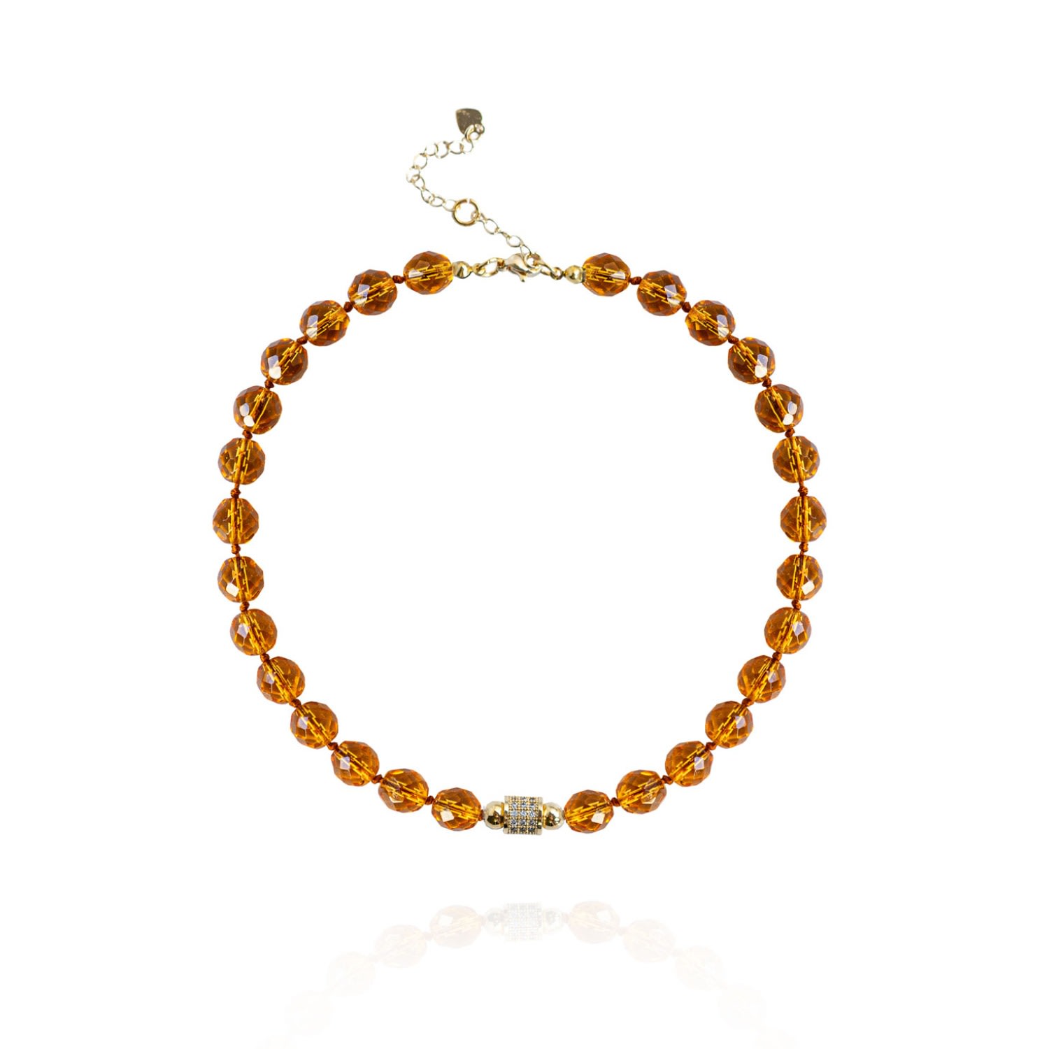Women's Gold Leni Mini Necklace In Honey Saule Label