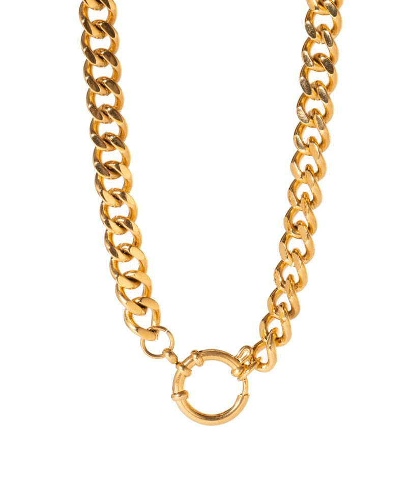Women's Gold Rihanna Necklace The Notable Muse