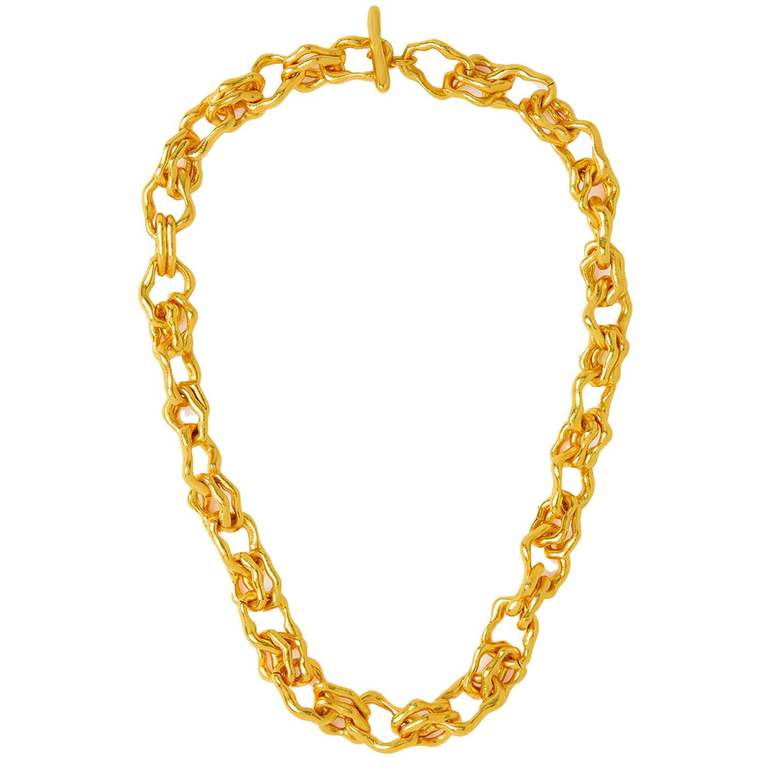Women's Gold Zosime Chain Necklace Ottoman Hands