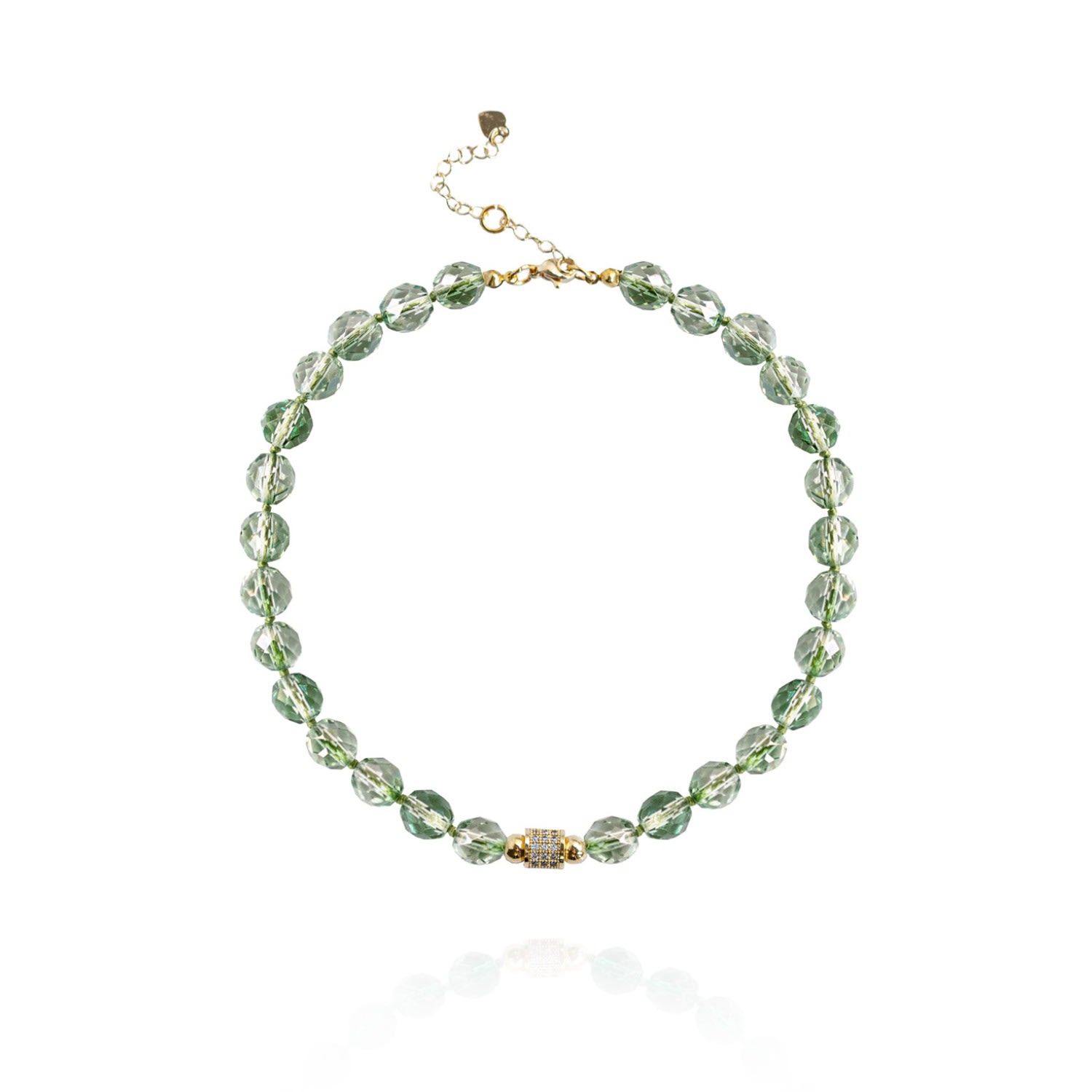 Women's Green Leni Mini Necklace In Mint Saule Label