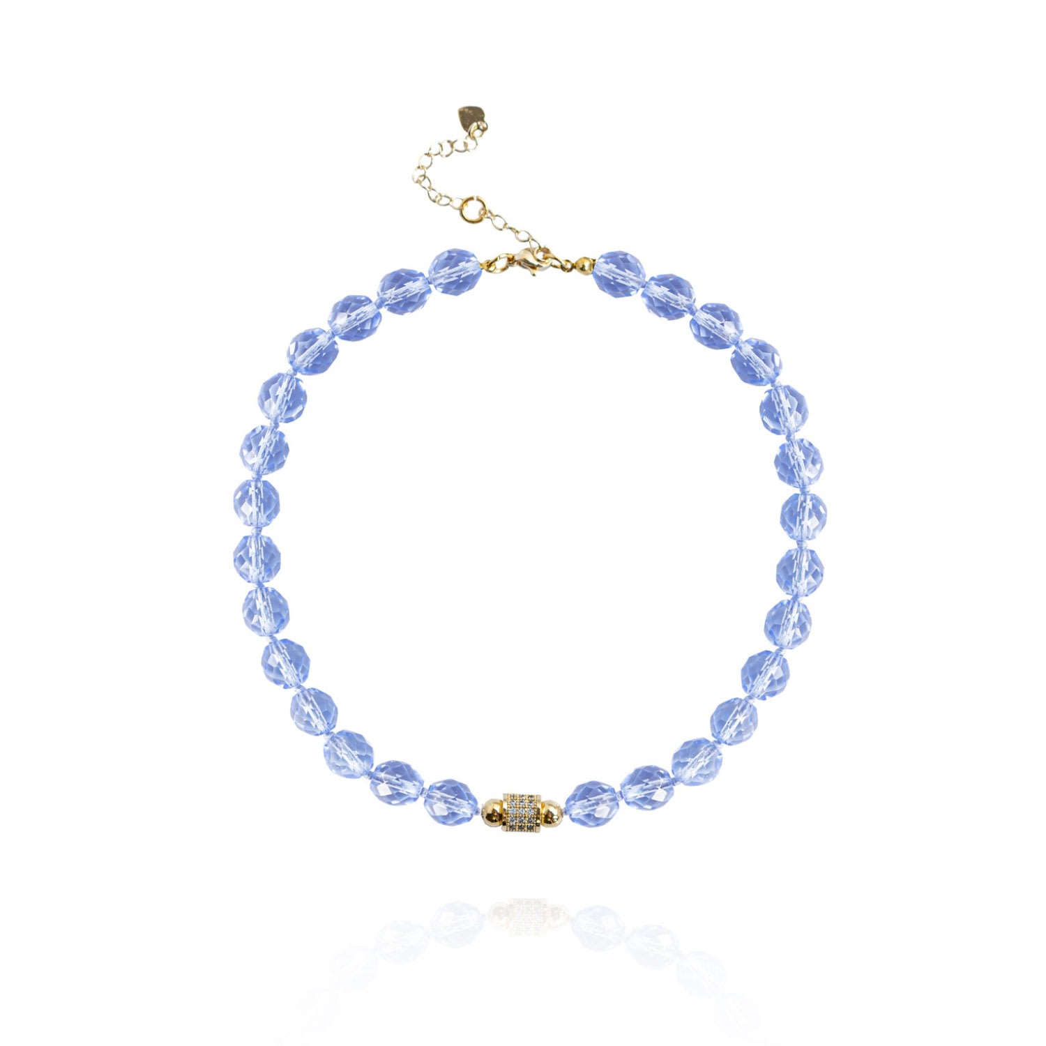 Women's Leni Mini Necklace In Sky Blue Saule Label