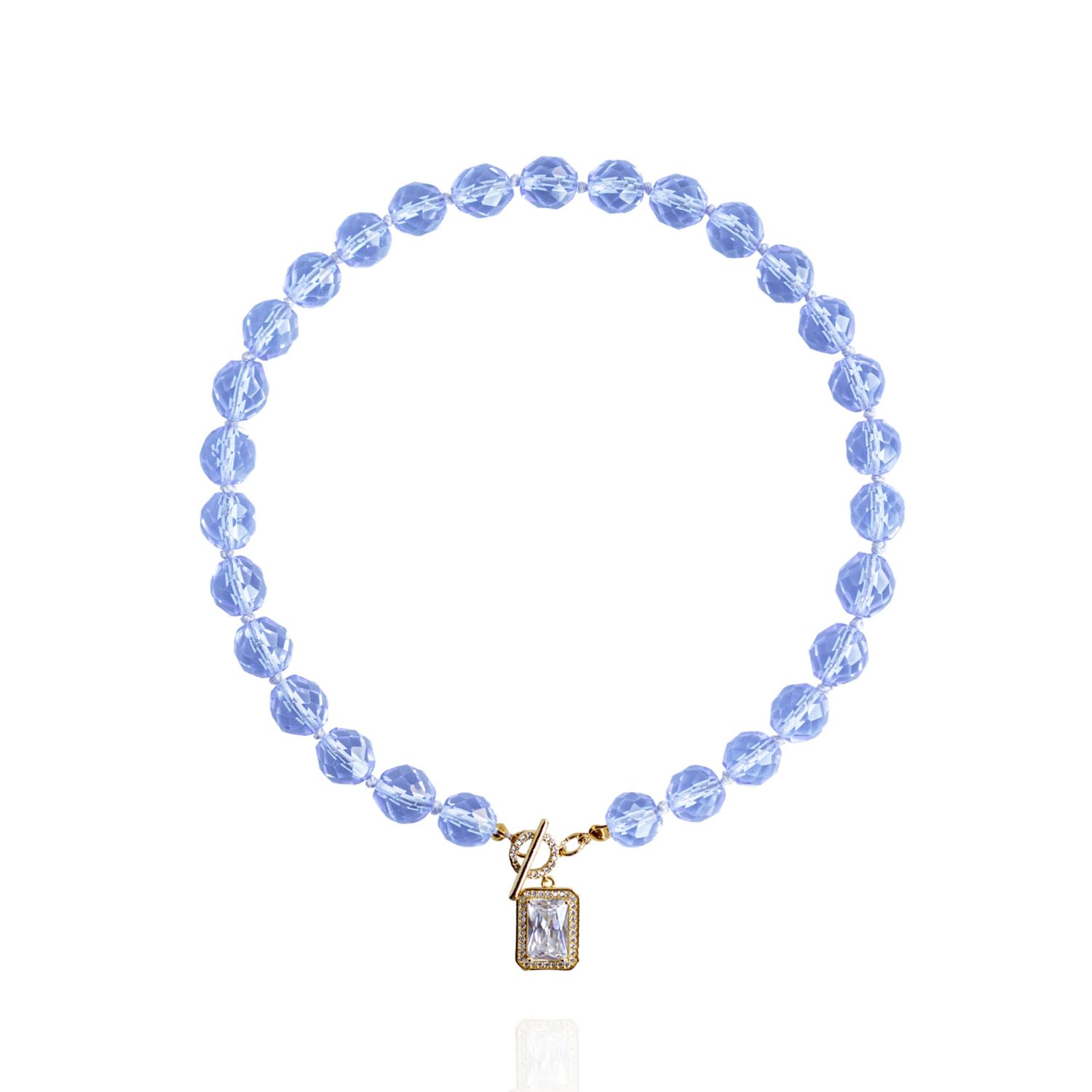 Women's Leni Necklace In Sky Blue Saule Label