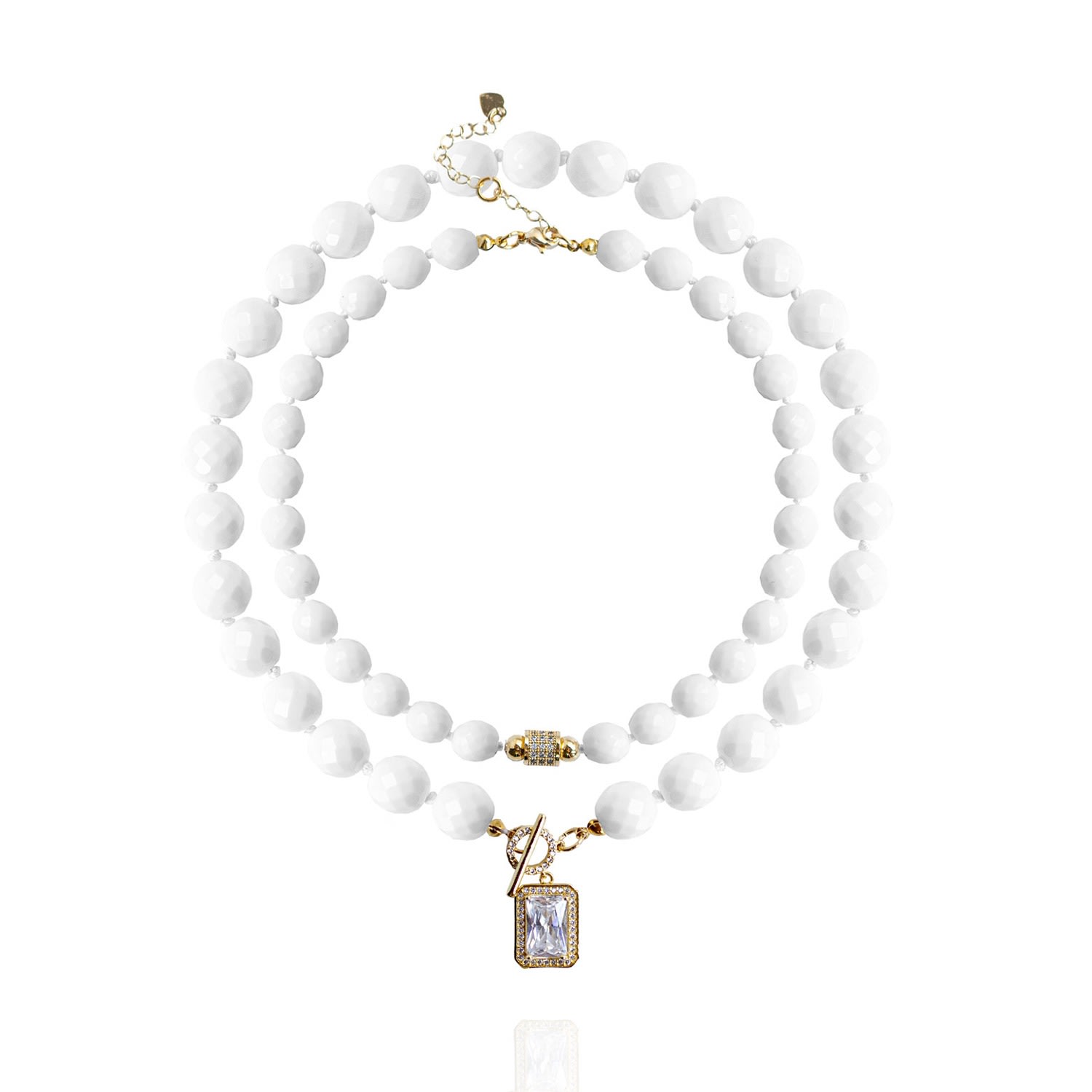Women's Leni Necklace Set In White Saule Label