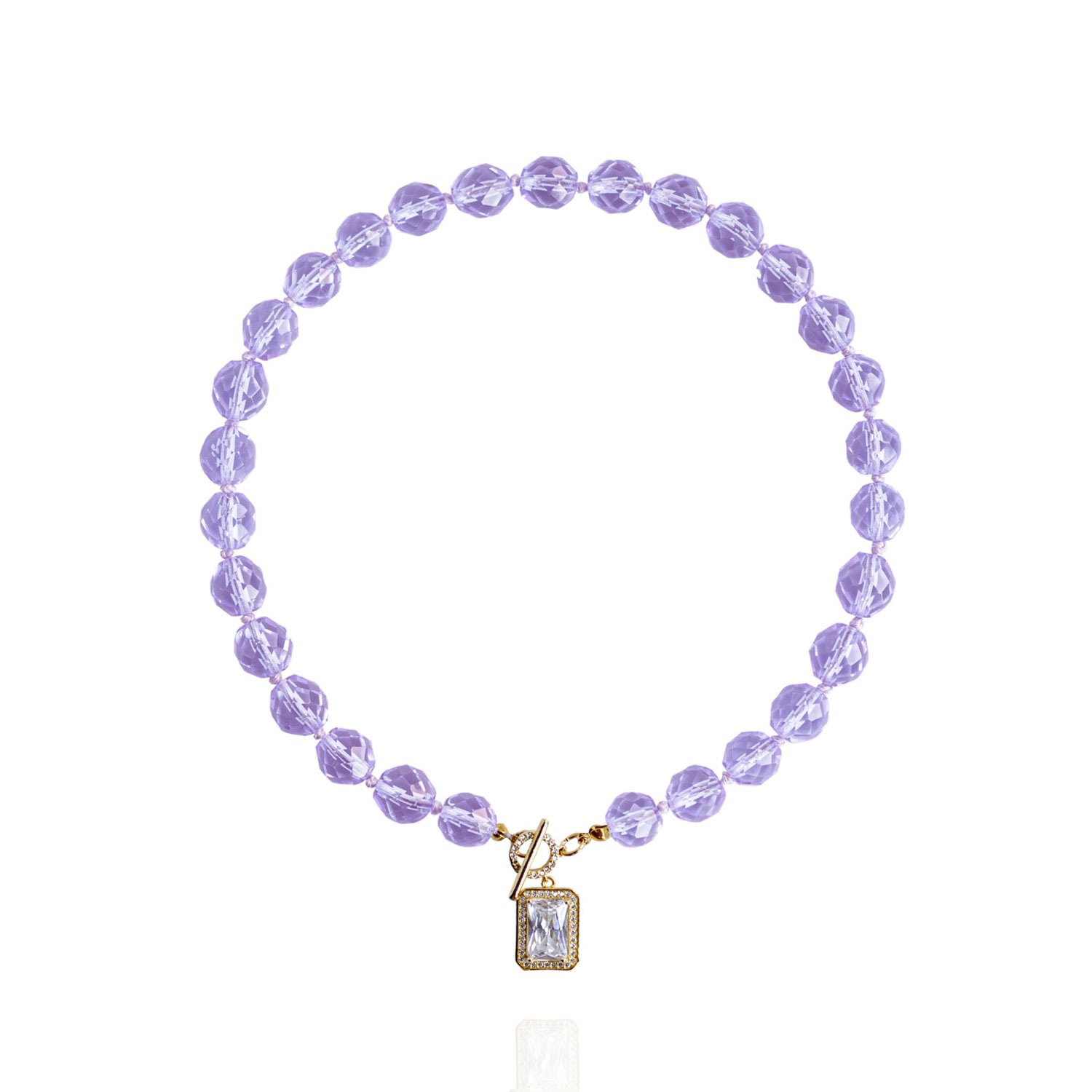 Women's Pink / Purple Leni Necklace In Lavender Saule Label