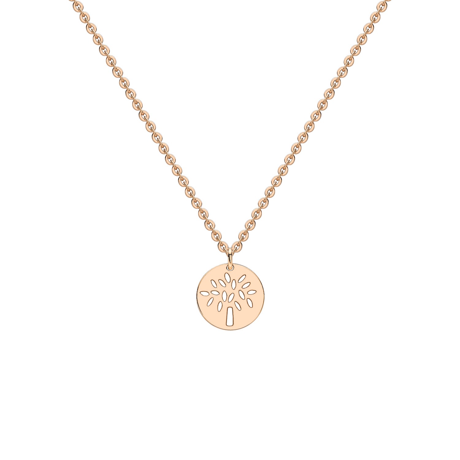 Women's Rose Gold Vermeil Tree Of Life Necklace Neola