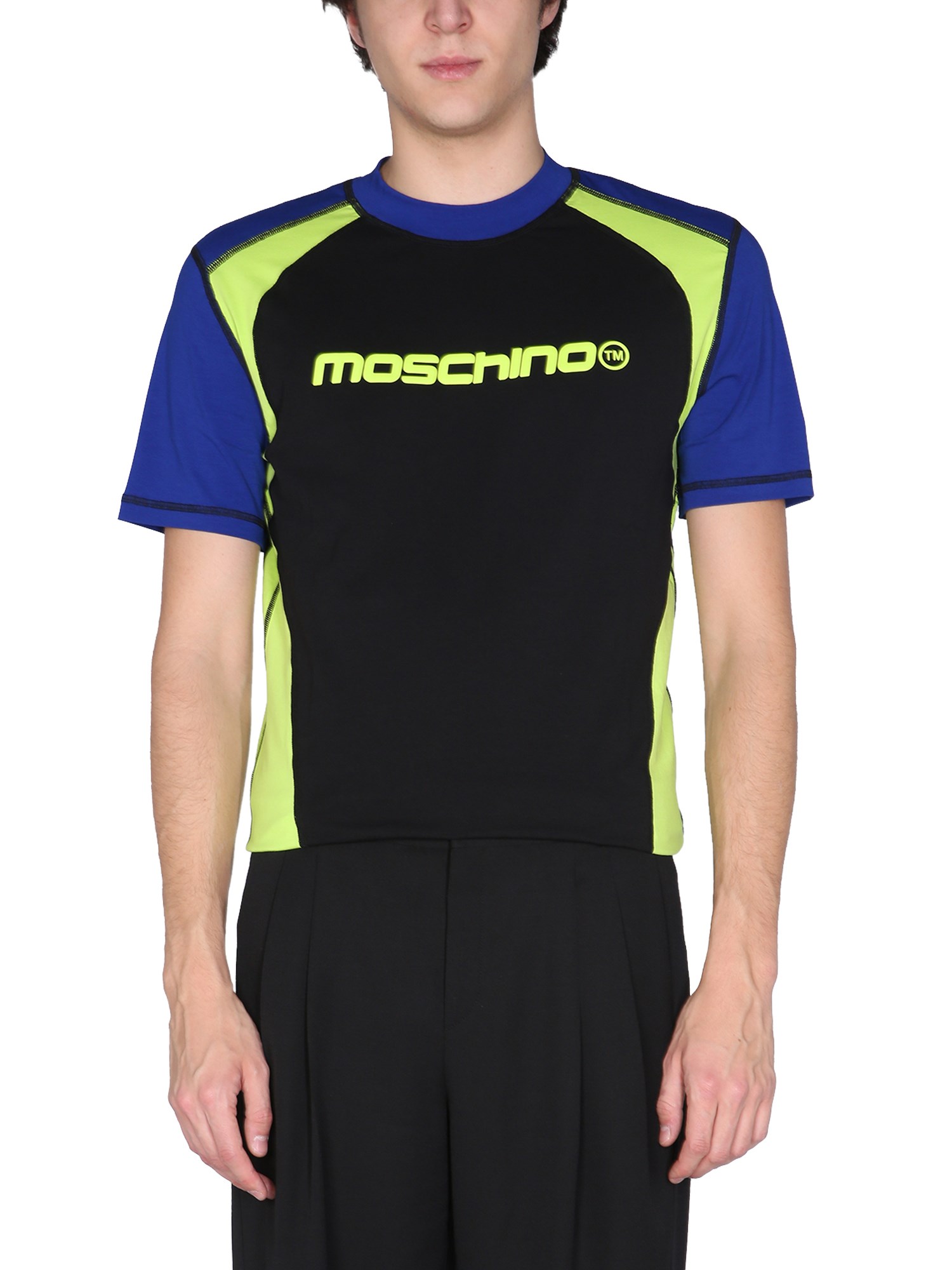 moschino t-shirt with rubber logo