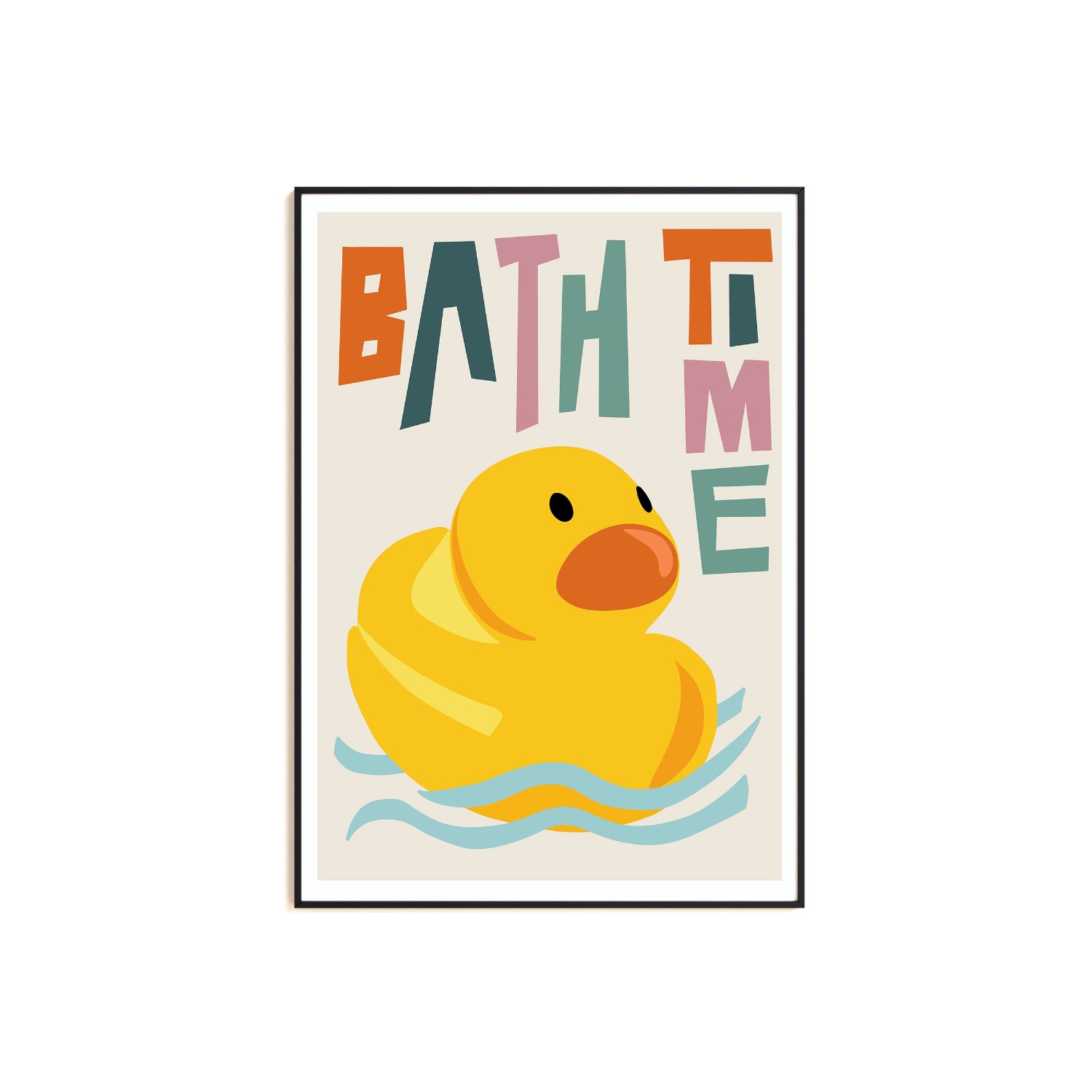 Bath Time Art Print - A3 Natalie Cass Art