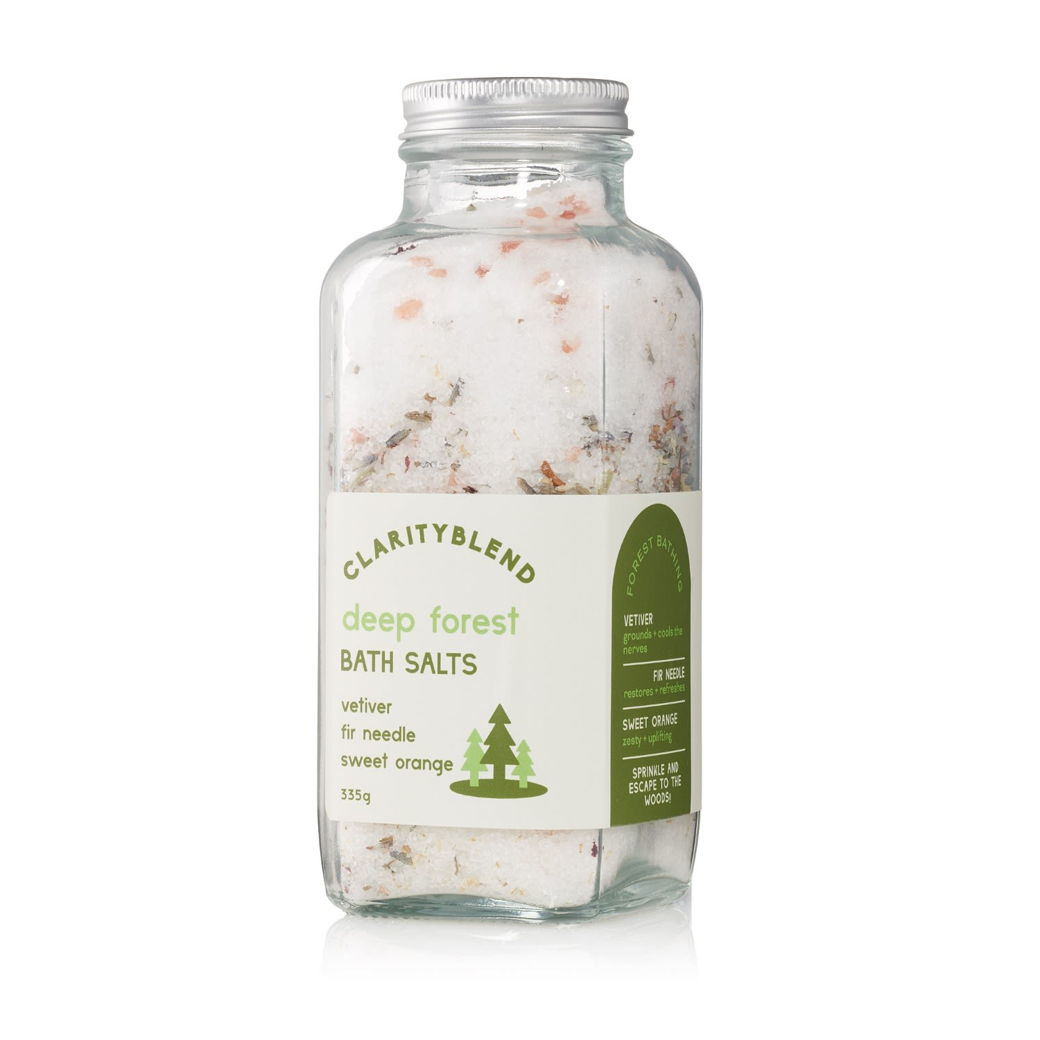 Deep Forest Bath Salts Clarity Blend Aromatherapy