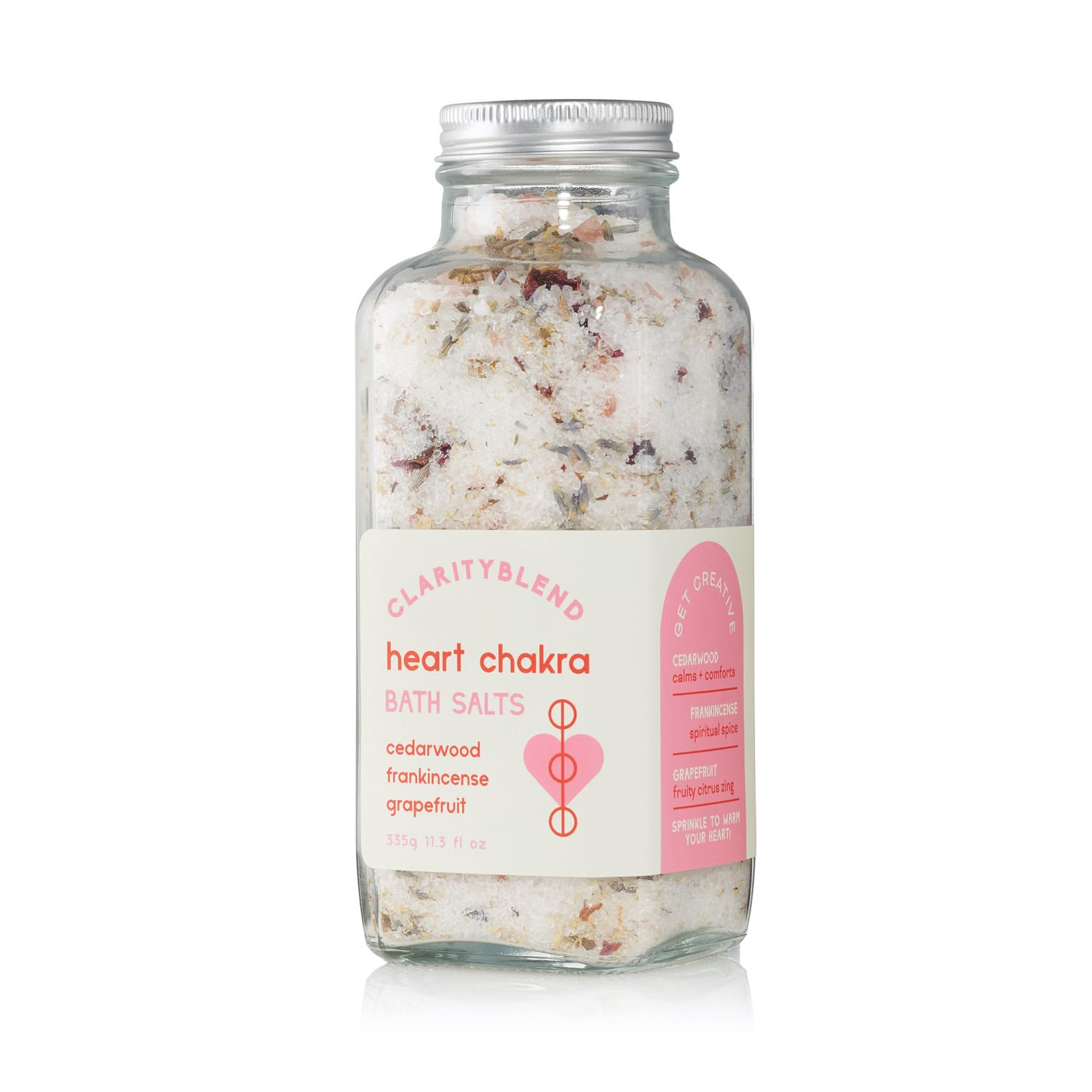 Heart Chakra Bath Salts Clarity Blend Aromatherapy