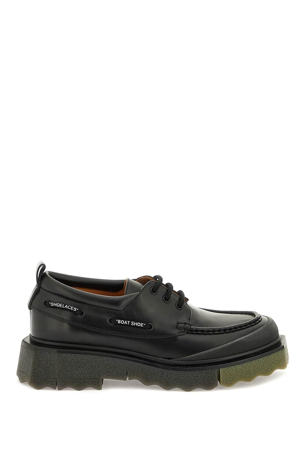 OFF-WHITE BOAT LOAFERS WITH SPONGE SOLE