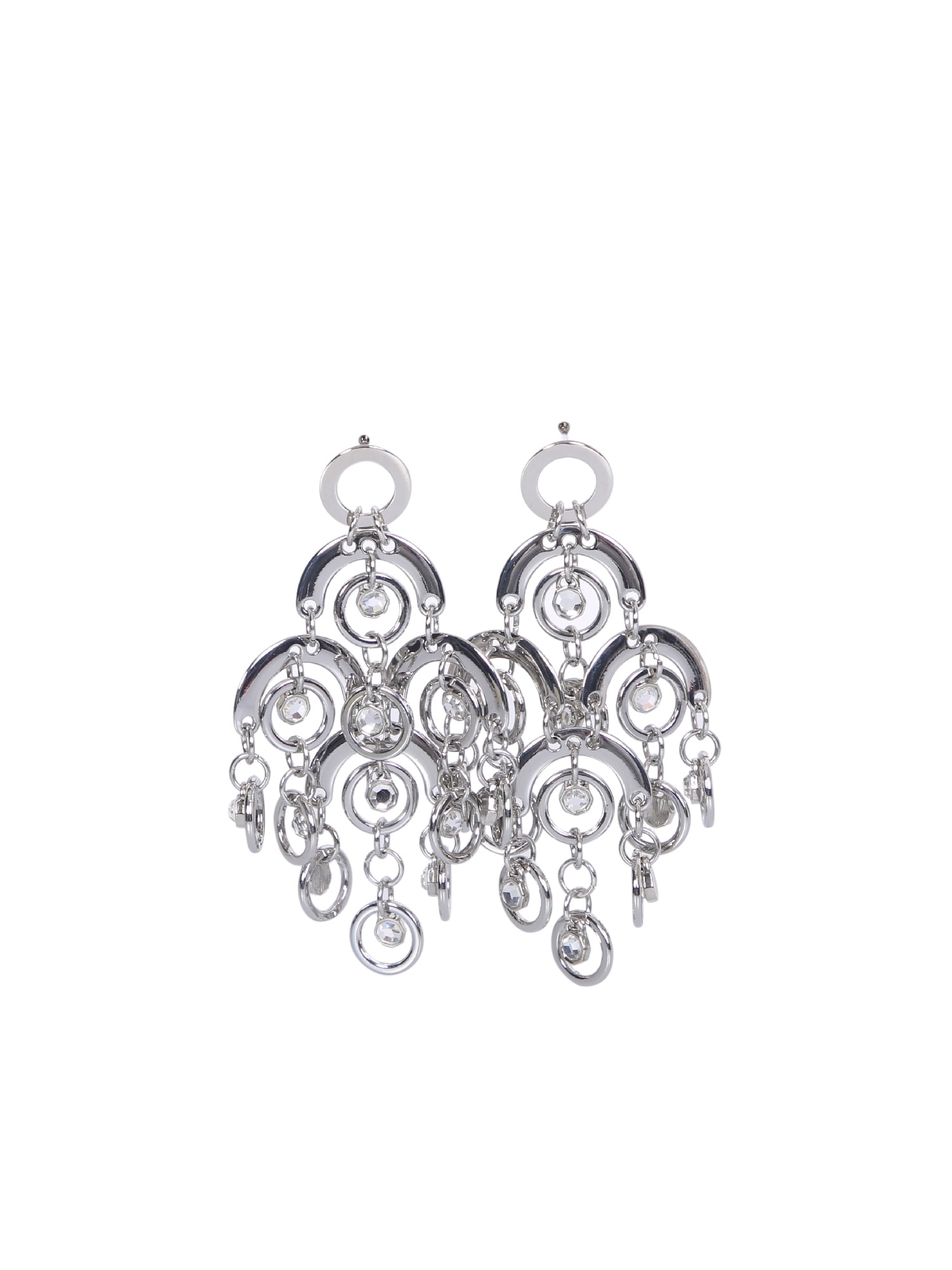 Paco Rabanne Crystal-Embellished Pendant Earrings
