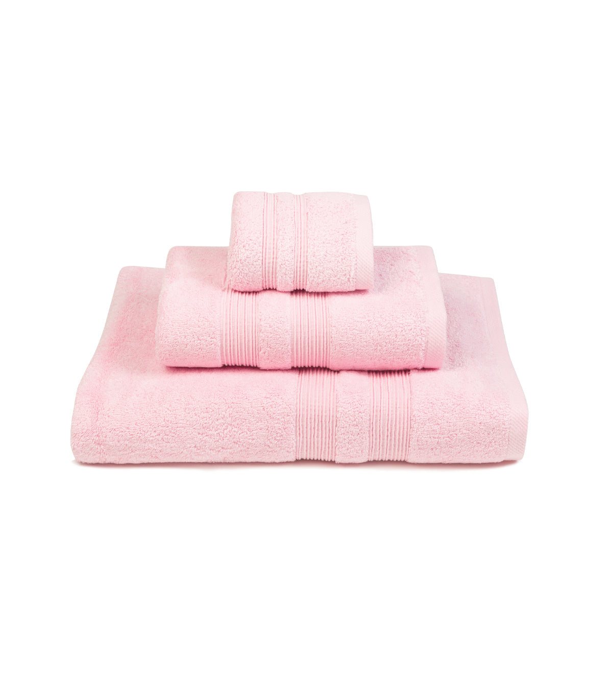 Pink / Purple Elegance Bath Towel Set - Light Pink One Size Torres Novas