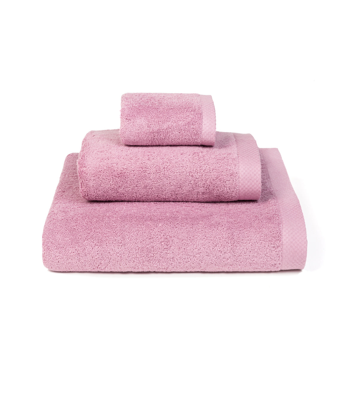 Pink / Purple Luxus Bath Towel Set - Old Pink One Size Torres Novas
